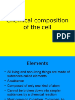 Chemical Composition of The Cell