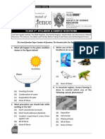 Class 3 Syllabus & Sample Questions