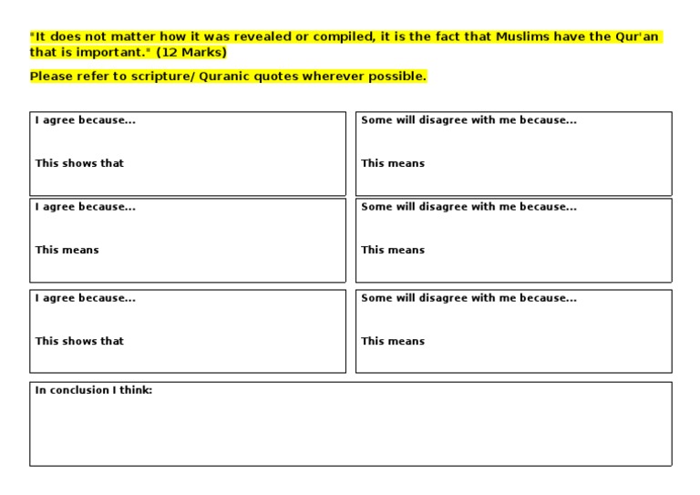 Exam Question Sheet | PDF