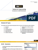 Mechanical Intro 17.0 M02 Preprocessing PDF