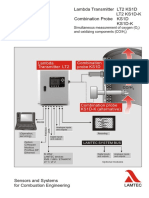Technical Data Lambda Transmitter LT2 KS1D Lt2 Ks1D-K Combination Probe KS1D KS1D-K