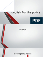 English For The Police