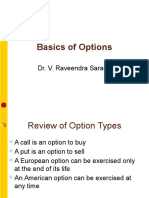 Basics of Options: Dr. V. Raveendra Saradhi