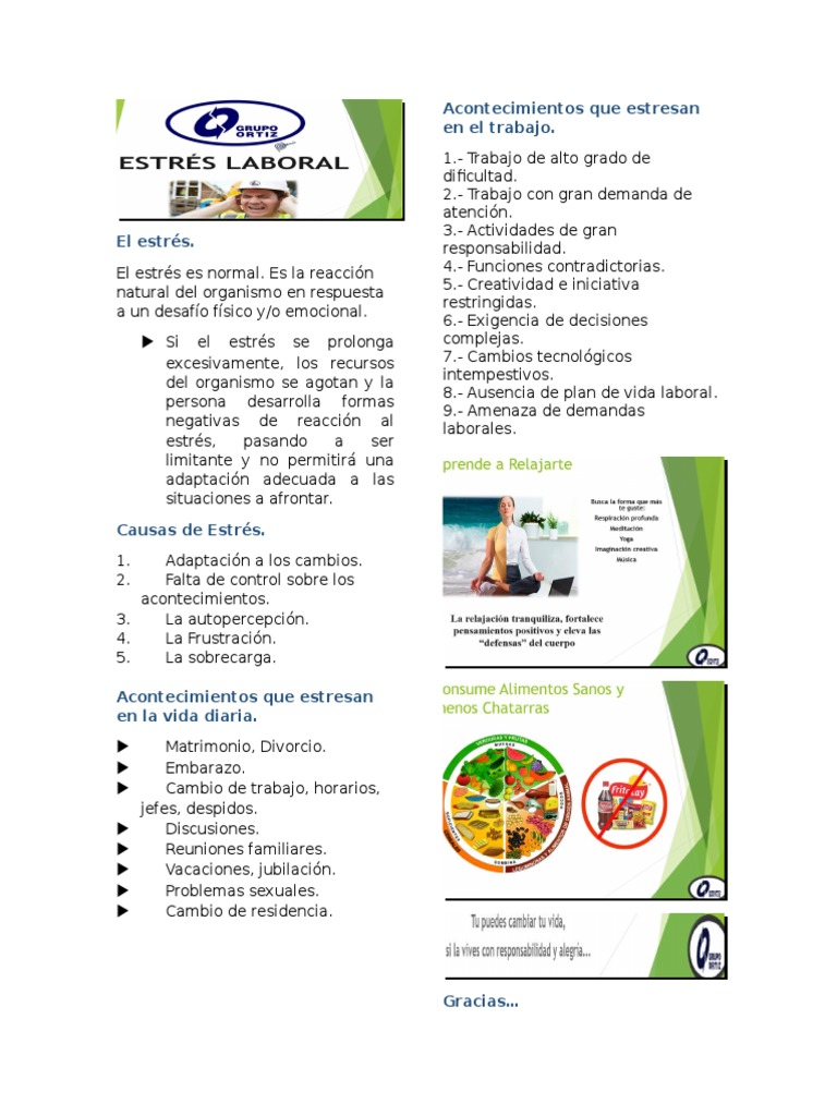 Estres Laboral | PDF | Crecimiento personal y profesional