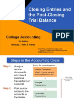 Chapter 5. Closing Entries and The Post-Closing Trial Balance