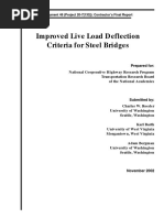 Improved Live Load Deflection Criteria For Steel Bridges