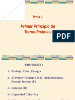 Tema 1-Primer Principio de la termodinámica