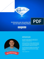 Ebook 24 Elementos Que Nao Podem Faltar Na Hora de Fazer Um Blog Brilhante