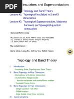 Topological Insulators and Superconductors Lecture PDF