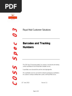 COSS Spec 03 - Barcodes and Tracking Numbers v1 1