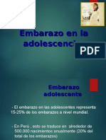 Embarazo en La Adolescencia