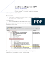 Determinación de Lotes en Entregas Base