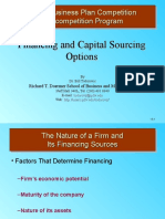 Financing and Capital Sourcing Options