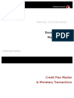 CMS Base II - Plan Master and Monetary Transaction Control