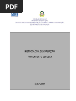 Metodologia de Avaliação No Contexto Escolar