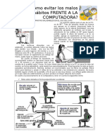 Cómo Evitar Los Malos Hábitos FRENTE A LA COMPUTADORA