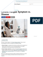 Chronic Fatigue Syndrome Diagnosis