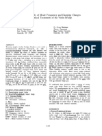 IMAC XIII 13th 13-22-4 Modal Analysis Study Mode Frequency Damping Changes Due Chemical