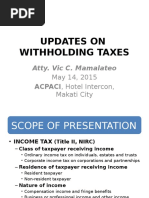 New WHT Regulations Effective 2025 | PDF