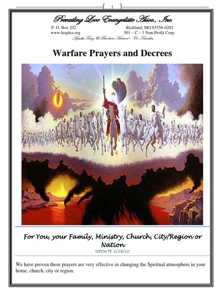 HISPLEA-Warfare_Prayers_and_Decrees.pdf | Jesus no Islã | Livro de Isaías