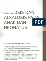 Asidosis Dan Alkalosis Pada Anak Dan Neonatus