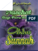 Nasehat Bagi para Pemuda Ahlis Sunnah