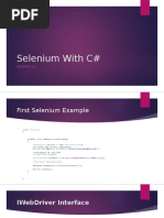 Selenium With C#