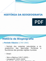 Histórico Da Biogeografia