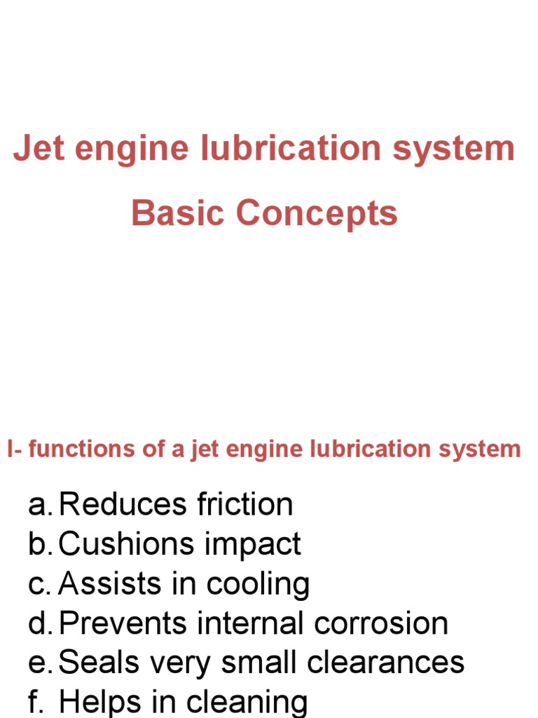 Jet Engine Lubrication System Bearing (Mechanical) Motor Oil