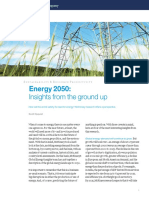 2 Energy 2050 Insights From The Ground Up