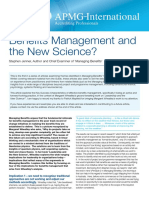 Benefits Management - New Science Article