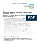 A Systematic Review and Meta-Analysis of Dengue Risk With Temperature Change