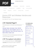 LTE Throughput Calculation _ LTE Tutorial