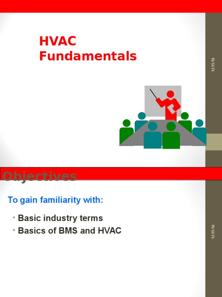1 Hvac Fundamentals 160216143402 Download Free PDF Hvac Air Conditioning