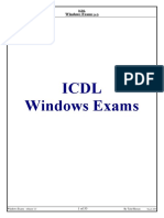 Icdl Windows Exams