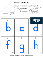 BCD FGH: Phonics Flip Books