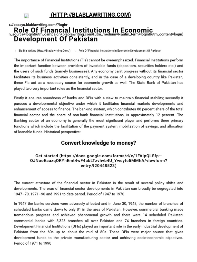 Financial institutions services image