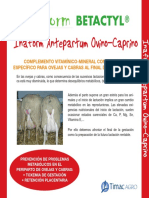 Inaform Antepartum Ovino-Caprino: Betactyl
