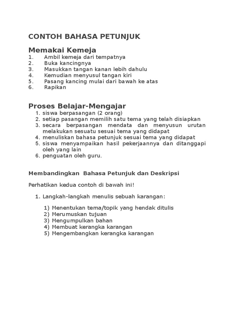 Contoh Deskripsi Mengajar - Simak Gambar Berikut
