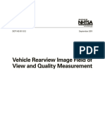 Vehicle Rearview Image Field of View and Quality Measurement