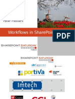 Workflows in SharePoint 2013 Peter Plessers
