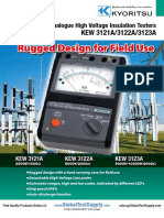 Rugged Design For Field Use: KEW 3121A/3122A/3123A