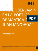 Walter Benjamin Por Juan Mayorga