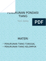 Penurunan Pondasi Tiang