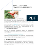 15 Bahan Alami Yang Dapat Dimanfaatkan Sebagai Pestisida Organik