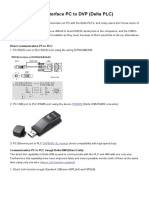 Communication Interface PC To DVP (Delta PLC) - Delta Industrial Automation