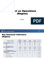 2014 Operations Report As of April 2014