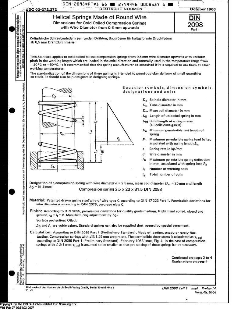 Din2098 1 | PDF