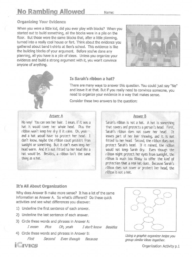 No Rambling Allowed | PDF