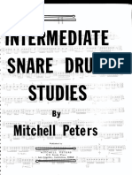 Mithell Peters Intermediate Snare Drum Studies PDF